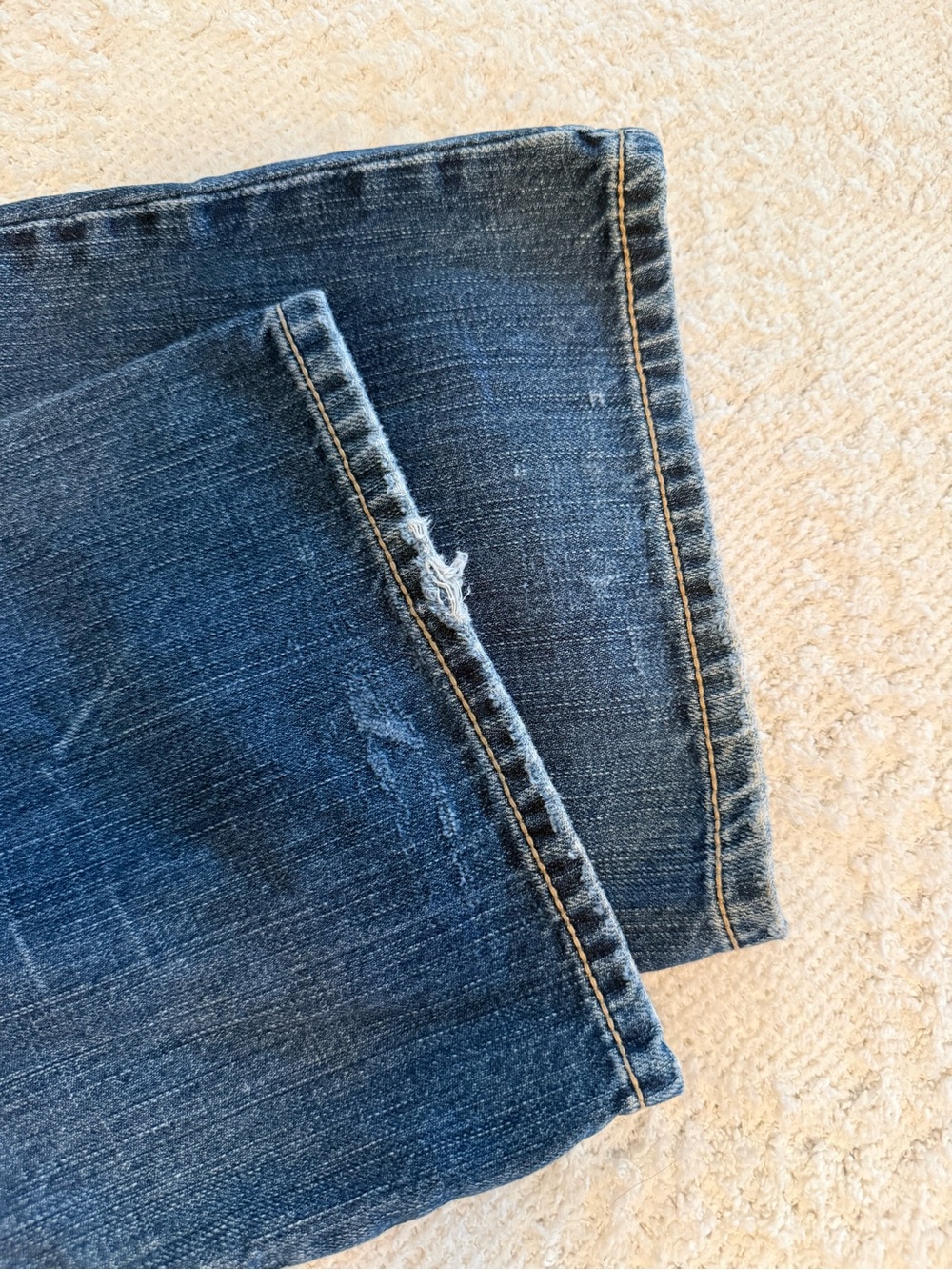 American Eagle Outfitters Women’s Boyfriend Jeans - Dark Blue Wash Y2K - Picture 8 of 8